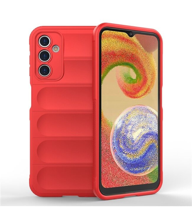 SoFetch Rood Valbestendig TPU Hoesje voor de Samsung Galaxy A14