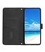 SoFetch Zwart Smile Bookcase Hoesje met Polsbandje voor de Samsung Galaxy A14