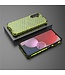 SoFetch Groen Honingraat Hybride Hoesje voor de Samsung Galaxy A14