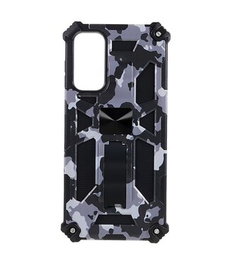 SoFetch Zwart Houder Leger Hybride Hoesje Samsung Galaxy A14