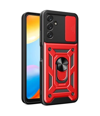 SoFetch Rood Ring Houder Hybride Hoesje Samsung Galaxy A14