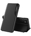 SoFetch Zwart Spiegel Modern Bookcase Hoesje voor de Samsung Galaxy A14