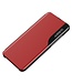 SoFetch Rood Spiegel Modern Bookcase Hoesje voor de Samsung Galaxy A14