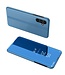 SoFetch Blauw Spiegel Stijlvol Bookcase Hoesje voor de Samsung Galaxy A14