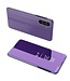 SoFetch Lichtpaars Spiegel Stijlvol Bookcase Hoesje voor de Samsung Galaxy A14