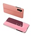 SoFetch Rozegoud Spiegel Stijlvol Bookcase Hoesje voor de Samsung Galaxy A14
