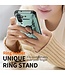 SoFetch Donkergroen Ring Houder Leger Hardcase Hoesje voor de Samsung Galaxy A14