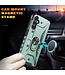 SoFetch Donkergroen Ring Houder Leger Hardcase Hoesje voor de Samsung Galaxy A14