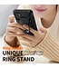 SoFetch Zwart Ring Houder Leger Hardcase Hoesje voor de Samsung Galaxy A14