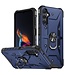 SoFetch Blauw Ring Houder Leger Hardcase Hoesje voor de Samsung Galaxy A14