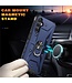 SoFetch Blauw Ring Houder Leger Hardcase Hoesje voor de Samsung Galaxy A14