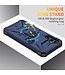 SoFetch Blauw Ring Houder Leger Hardcase Hoesje voor de Samsung Galaxy A14
