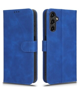 SoFetch Blauw Zacht Bookcase Hoesje Samsung Galaxy A14