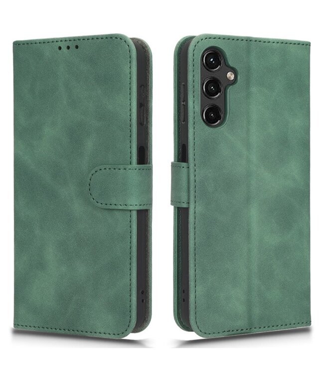 SoFetch Groen Zacht Bookcase Hoesje voor de Samsung Galaxy A14