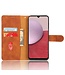 SoFetch Bruin Zacht Bookcase Hoesje voor de Samsung Galaxy A14