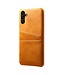 SoFetch Oranje Pasjeshouder Zakelijk Hardcase Hoesje voor de Samsung Galaxy A14