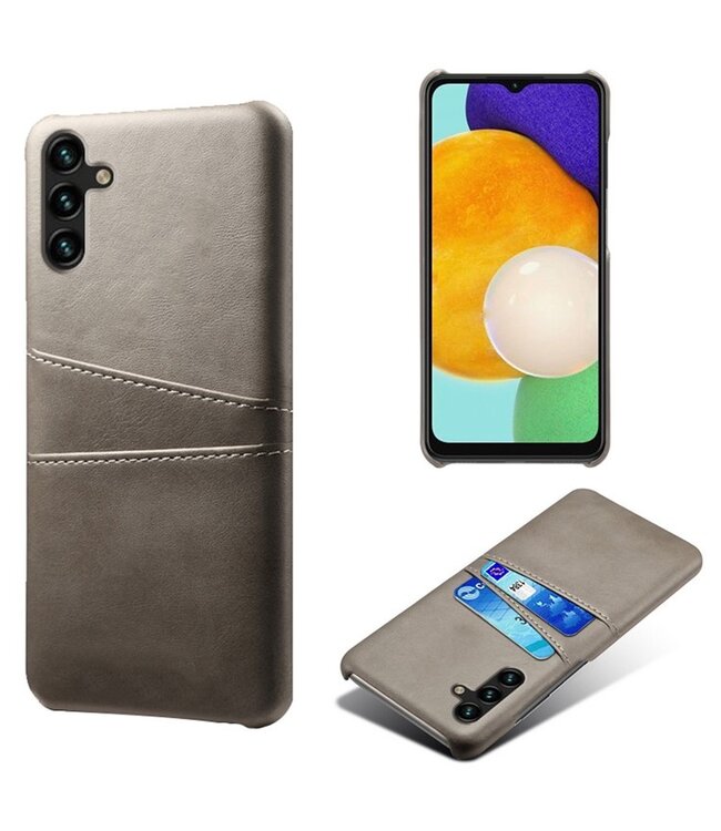 SoFetch Grijs Pasjeshouder Zakelijk Hardcase Hoesje voor de Samsung Galaxy A14