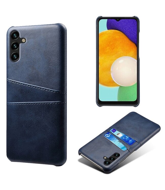 SoFetch Blauw Pasjeshouder Zakelijk Hardcase Hoesje voor de Samsung Galaxy A14