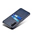 SoFetch Blauw Pasjeshouder Zakelijk Hardcase Hoesje voor de Samsung Galaxy A14