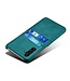 SoFetch Groen Pasjeshouder Zakelijk Hardcase Hoesje voor de Samsung Galaxy A14
