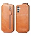 SoFetch Bruin Portemonnee Flipcase Hoesje voor de Samsung Galaxy A14