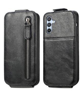 SoFetch Zwart Portemonnee Flipcase Hoesje Samsung Galaxy A14