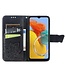SoFetch Zwart Vlinder Bookcase Hoesje voor de Samsung Galaxy A14