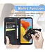 SoFetch Zwart Vlinder Bookcase Hoesje voor de Samsung Galaxy A14