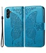 SoFetch Blauw Vlinder Bookcase Hoesje voor de Samsung Galaxy A14