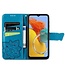SoFetch Blauw Vlinder Bookcase Hoesje voor de Samsung Galaxy A14