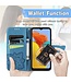 SoFetch Blauw Vlinder Bookcase Hoesje voor de Samsung Galaxy A14