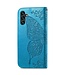 SoFetch Blauw Vlinder Bookcase Hoesje voor de Samsung Galaxy A14