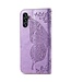 SoFetch Lichtpaars Vlinder Bookcase Hoesje voor de Samsung Galaxy A14