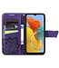 SoFetch Paars Vlinder Bookcase Hoesje voor de Samsung Galaxy A14