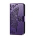 SoFetch Paars Vlinder Bookcase Hoesje voor de Samsung Galaxy A14