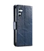SoFetch Donkerblauw RFID Zakelijk Bookcase Hoesje voor de Samsung Galaxy A14