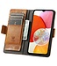 SoFetch Lichtbruin RFID Zakelijk Bookcase Hoesje voor de Samsung Galaxy A14