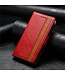 SoFetch Rood RFID Zakelijk Bookcase Hoesje voor de Samsung Galaxy A14