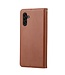 SoFetch Bruin Pasjeshouder Modern Bookcase Hoesje voor de Samsung Galaxy A14