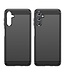 SoFetch Zwart Carbon TPU Hoesje voor de Samsung Galaxy A14