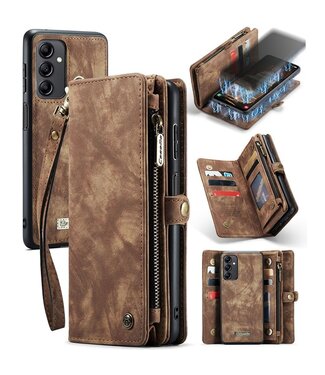 CaseMe Bruin Portemonnee 2-in-1 Hoesje Samsung Galaxy A14