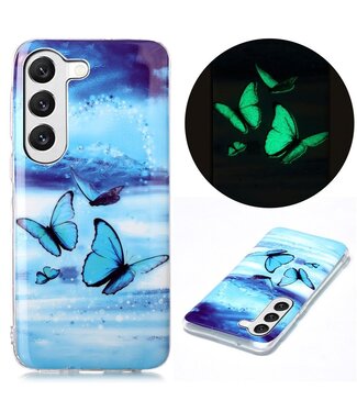 SoFetch Lichtgevend Vlinders TPU Hoesje Samsung Galaxy A14