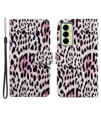 SoFetch Luipaard Bookcase Hoesje Samsung Galaxy A14