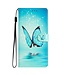 SoFetch  Blauwe Vlinder Bookcase Hoesje voor de Samsung Galaxy A14