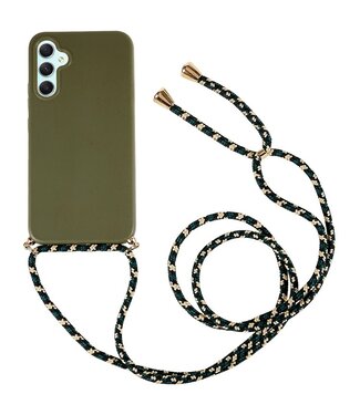SoFetch Legergroen Gerecycled TPU Hoesje met Koord Samsung Galaxy A14