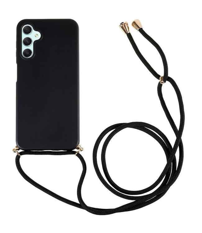 SoFetch Zwart Gerecycled TPU Hoesje met Koord voor de Samsung Galaxy A14