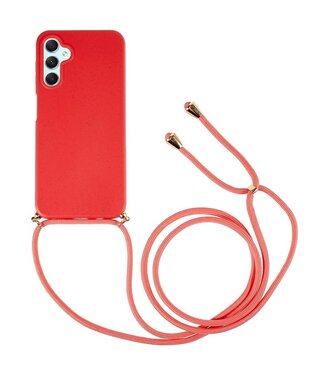 SoFetch Rood Gerecycled TPU Hoesje met Koord Samsung Galaxy A14