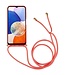 SoFetch Rood Gerecycled TPU Hoesje met Koord voor de Samsung Galaxy A14