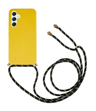 SoFetch Geel Gerecycled TPU Hoesje met Koord Samsung Galaxy A14