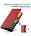 LC.IMEEKE Rood Elegant Bookcase Hoesje voor de Samsung Galaxy A14
